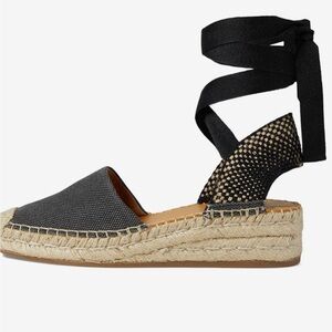 Franco Sarto Britney Black Espadrille